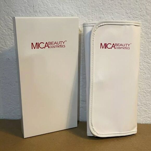 Mica Beauty Cosmetics 10 piece makeup brush set NWT and in sealed box - Picture 2 of 6